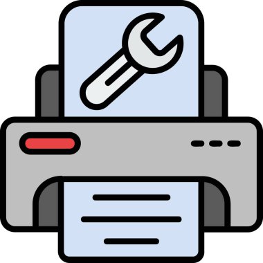 Onarım servis simgesi - taslak biçimi