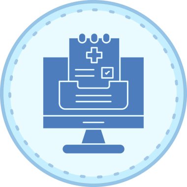 Bilgisayar ekranı. Web simgesi basit illüstrasyon