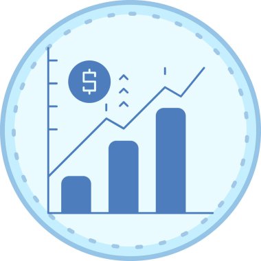 Dolar simgesi vektör illüstrasyonu