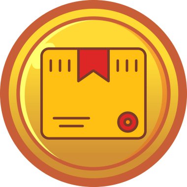 Güvenli para güvenli simgesi düz stil