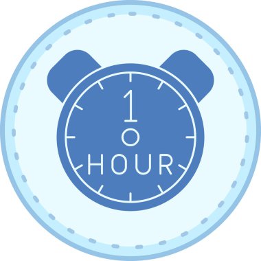 Saatin vektör illüstrasyonu