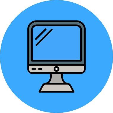 bilgisayar simgesi modern vektör illüstrasyonu