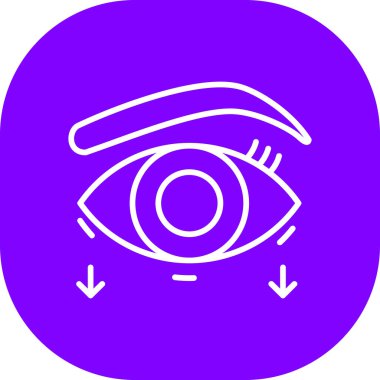 Göz simgesi, modern vektör illüstrasyon tasarımı