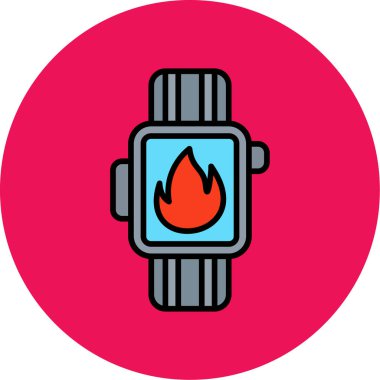 Bir gaz simgesinin vektör illüstrasyonu