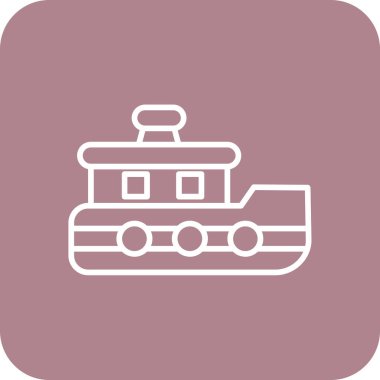 vektör tren istasyonu simgesi