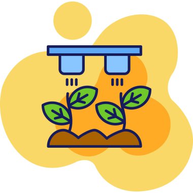 bitki simgesi, vektör illüstrasyonu