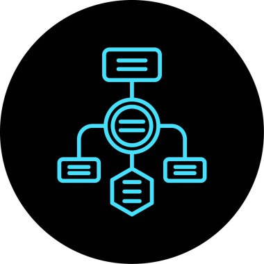 veritabanı simgesi, modern vektör çizimi tasarımı.