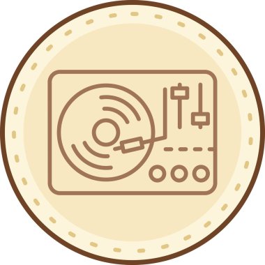 Sikke vektör simgesi modern basit vektör illüstrasyonu