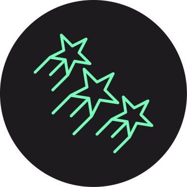 yıldız simgesi vektör illüstrasyonu