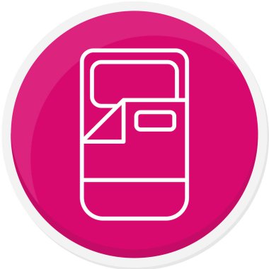 Telefon simgesi vektör illüstrasyonu