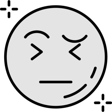 emoji. Web simgesi basit illüstrasyon