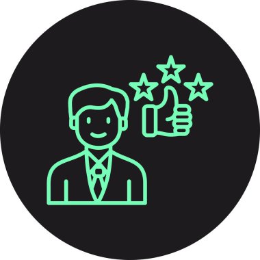 Müşteri geribildirim simgesi, vektör