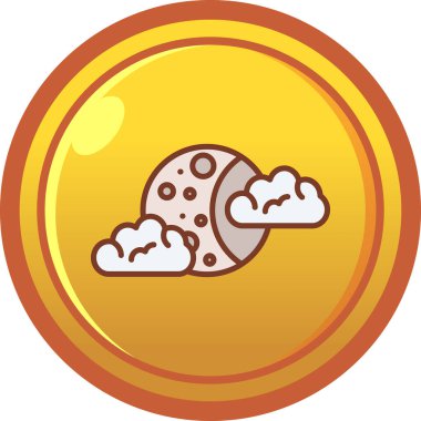 Çizgi film tarzında ekmek fırını simgesi