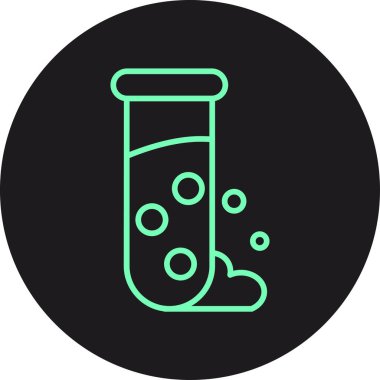 vektör tüp test simgesi