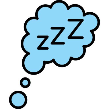 Bir karikatür konuşma balonunun vektör çizimi