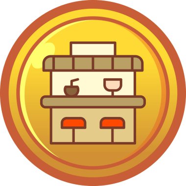 şarap fıçısı vektör simgesi - taslak biçimi