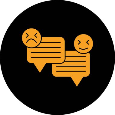 Geri besleme simgesi vektör illüstrasyonu