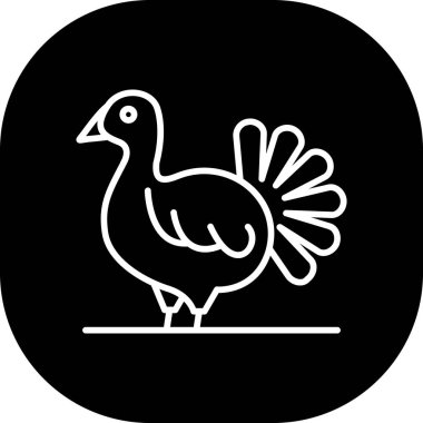 Şükran Günü hindisi kabartması siyah beyaz çizim, Şükran Günü hindisi.