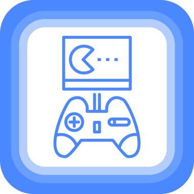 Bilgisayar. Web simgesi basit illüstrasyon