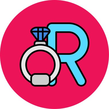 Bir simgenin vektör illüstrasyonu