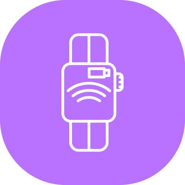vector illustration of smart watch