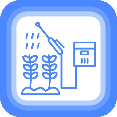 Bir çiftlik simgesinin vektör illüstrasyonu