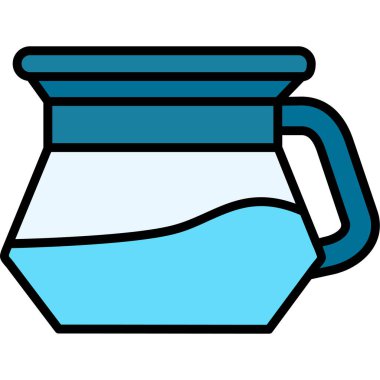 Sürahi simgesi, anahat stili