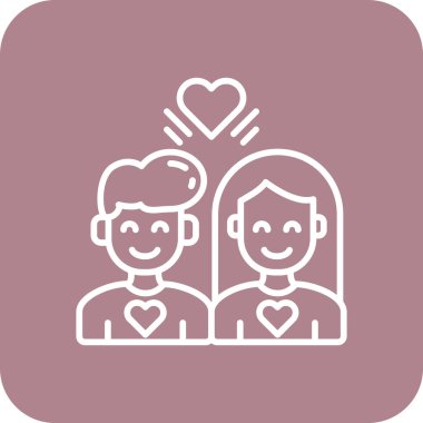 Çift simge vektör çizim