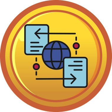 ağ simgesi, vektör illüstrasyonu