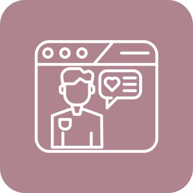 seo modern simgesinin vektör illüstrasyonu