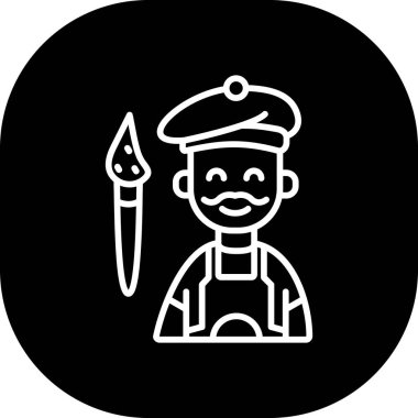 Erkek ve kadın ikonunun vektör illüstrasyonu