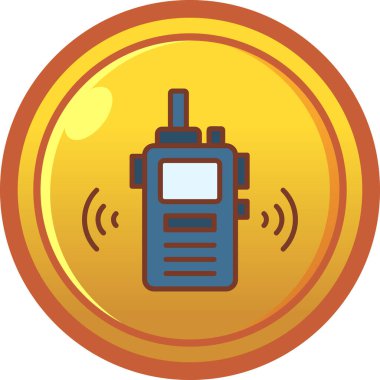 radyo simgesi vektör illüstrasyonu