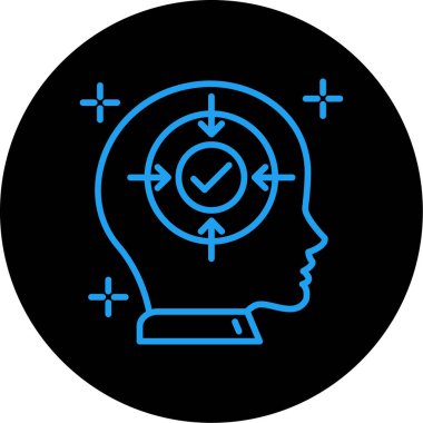 Bir insan simgesinin vektör illüstrasyonu