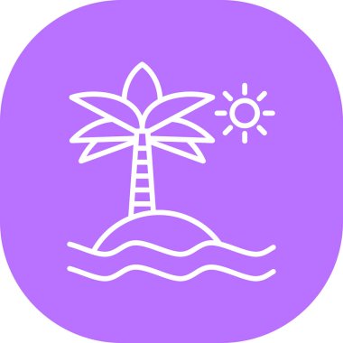 Kumsal. Web simgesi basit illüstrasyon