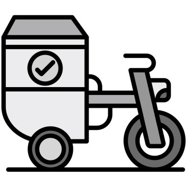 servis simgesi, vektör illüstrasyonu