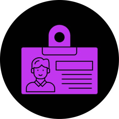 Büyüteçle bir kişinin vektör çizimi