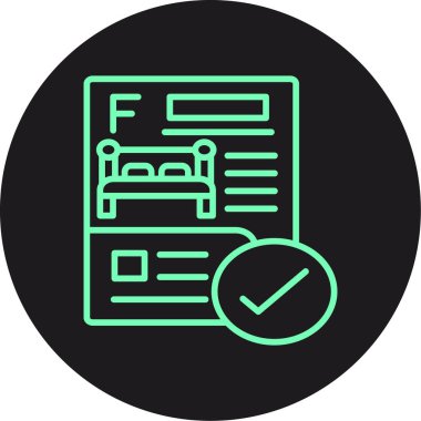 Vektör belgesi Simge illüstrasyonu