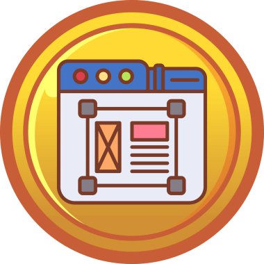 Bir kitap simgesinin vektör illüstrasyonu