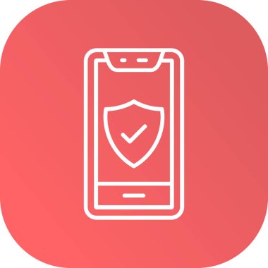 Kalkan Simgesi Soyut Arka Gruplandırmada İzole Edildi