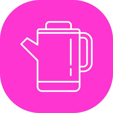 Katı bir içecek ikonu.