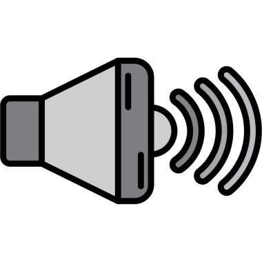 hoparlör vektör illüstrasyonu