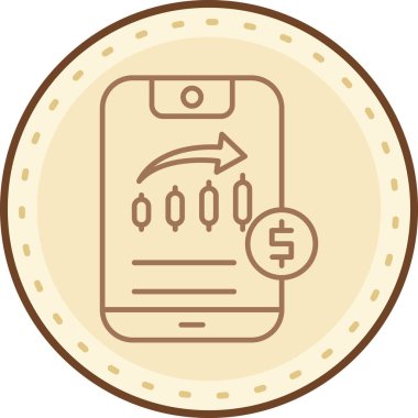 cep telefonu simgesi. vektör illüstrasyonu