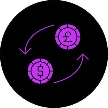 Değişim simgesi, vektör illüstrasyonu