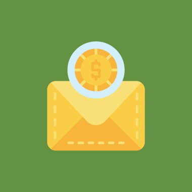 E- posta simgesinin vektör illüstrasyonu