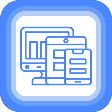 seo modern simgesinin vektör illüstrasyonu