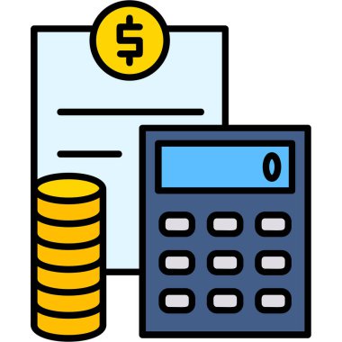 ticari finans vektör simgesi