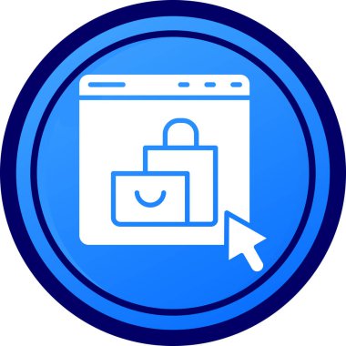 Çanta. Web simgesi basit illüstrasyon