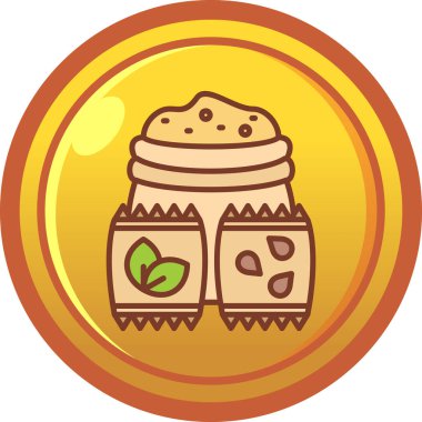 vektör simgesi, madeni para kavanozu