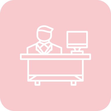 Ofis masası. Basit tasarım