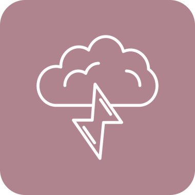 vektör Bulut simgesi illüstrasyonu